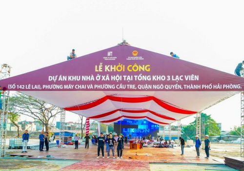 Khởi công dự án khu nhà ở xã hội tại tổng kho 3 Lạc Viên